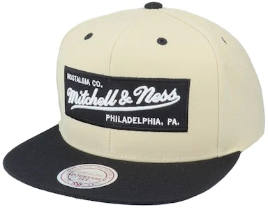 Branded Box Logo Khaki/Black Snapback - Mitchell & Ness 1 Branded Box Logo Khaki/Black Snapback - Mitchell & Ness