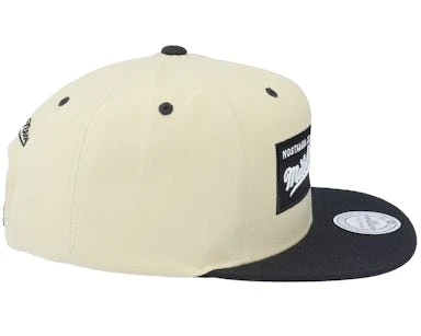 Branded Box Logo Khaki/Black Snapback - Mitchell & Ness 3 Branded Box Logo Khaki/Black Snapback - Mitchell & Ness – Image 3