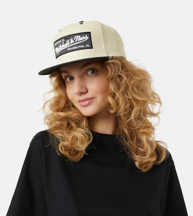Branded Box Logo Khaki/Black Snapback - Mitchell & Ness 6 Branded Box Logo Khaki/Black Snapback - Mitchell & Ness – Image 6