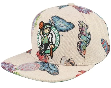 Boston Celtics True Tap Multi/Beige Snapback - Mitchell & Ness 1 Boston Celtics True Tap Multi/Beige Snapback - Mitchell & Ness