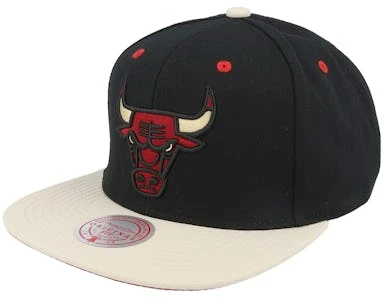 Chicago Bulls Pin Drop Black/Stone Snapback - Mitchell & Ness 2 Chicago Bulls Pin Drop Black/Stone Snapback - Mitchell & Ness – Image 2