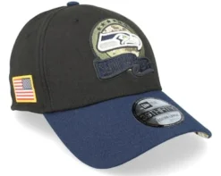 Seattle Seahawks M 39THIRTY NFL Salute To Service 22 Black/Navy Flexfit - New Era
