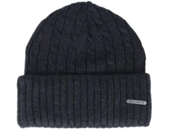 Beanie Wool Black Cuff - Stetson