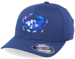 Blue Paper Crab Navy Flexfit - Origami