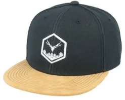 Wilderness 3D Hex Black/Suede Snapback - Wild Spirit