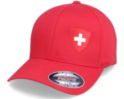 Switzerland Flag Shield Red Flexfit - Forza