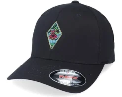 Summer Neon Flamingo Black Flexfit - Iconic