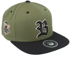3D Sport Logo Side Patch Olive/Black Snapback
